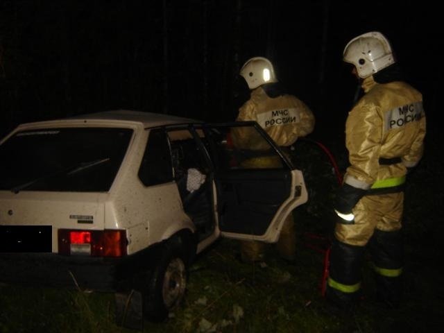 Пожарно-спасательные подразделения привлекались для ликвидации ДТП в Костомукшском ГО.